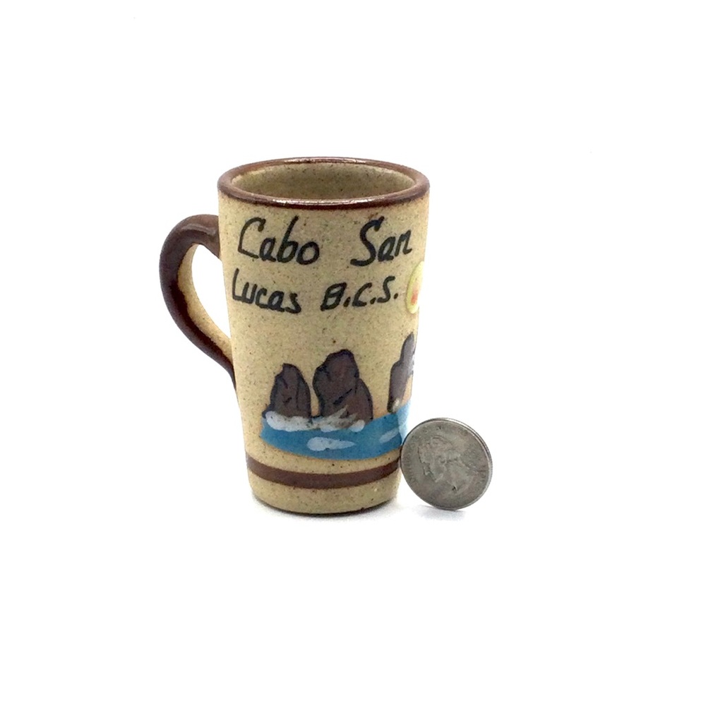 Cabo San Lucas B.C.S Espresso Clay Stoneware cup